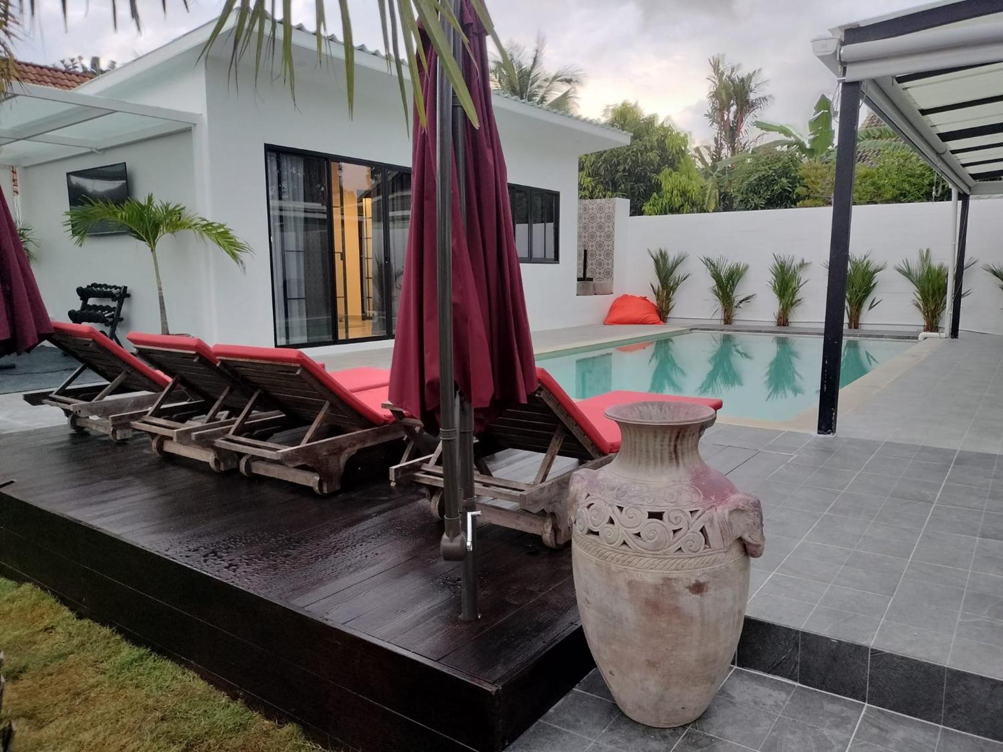 Beautiful Private 3 Bedroom Villa With Pool And Gym Rawai Exterior foto